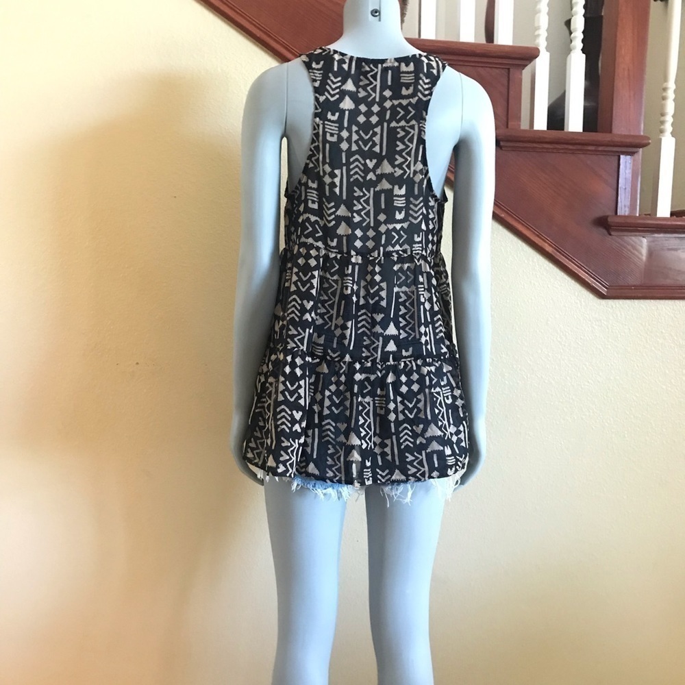 2000s Forever 21 Tribal Print Tunic Size Medium - Picture 4 of 4